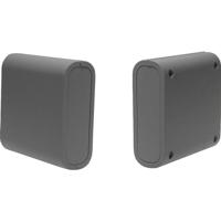 Strapubox 2412GR universele behuizing, ABS, grijs, 63 x 60 x 21, 1 stuk