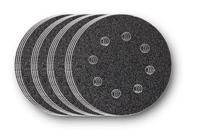 FEIN Schuurpapier-Set, Ø 115 mm, VE 16 St., voor universeel gebruik op nagenoeg alle materialen. Geperforeerd, voor gebruik met en zonder stofafzuiging, snelle klitbevestiging