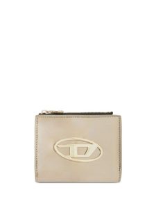 Diesel portefeuille Bi-Fold Zip en cuir - Tons neutres