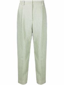 Brunello Cucinelli pantalon droit en velours côtelé - Vert