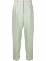 Brunello Cucinelli pantalon droit en velours côtelé - Vert - thumbnail