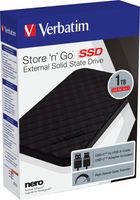 Verbatim Store n Go Portable SSD 1 TB Externe SSD harde schijf USB-C Zwart 53230 - thumbnail