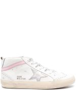 Golden Goose baskets mi-montantes Star en cuir - Blanc