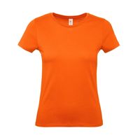 Set van 2x stuks oranje Koningsdag of supporter t-shirts met ronde hals voor dames, maat: XL (42)