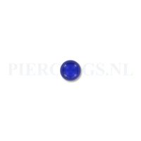 Balletje 1.6 mm acryl transparant blauw 5 mm - thumbnail