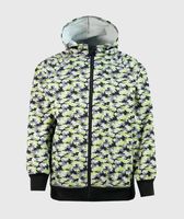 MOM - Softshell Waterproof Hoodie Camouflage Grey And Green