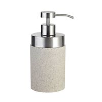 Zeepdispenser Sapho Stone Vrijstaand 300 ML Polyresin Beige Sapho