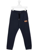 Diesel Kids pantalon de jogging à logo imprimé - Bleu