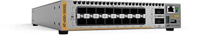 AT-x550-18XSQ-50 | 16-port 1G/10G SFP+, 2 QSFP, stackable, single fixed PSU