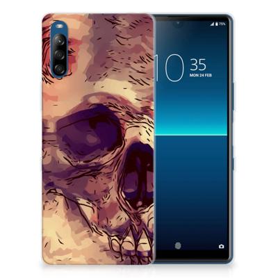 Silicone Back Case Sony Xperia L4 Skullhead