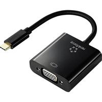Renkforce RF-4679564 USB-C/VGA Adapter [1x USB-C stekker - 1x VGA-bus] Zwart 10.00 cm