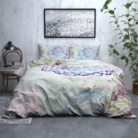 Wild Dekbedovertrek Bo - Turquoise 1-persoons (140 x 220 cm + 1 kussensloop) Dekbedovertrek