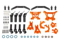 Traxxas - Outer Driveline & Suspension Upgrade Kit, extreme heavy duty, orange (TRX-9080T)