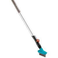 Gardena combisysteem voegenborstel M - assortiment: ideale tuinhulp voor het eenvoudig verwijderen van mos aan voegen en muren, met krasrand, stalen borstelharen van kunststof (3605-30)