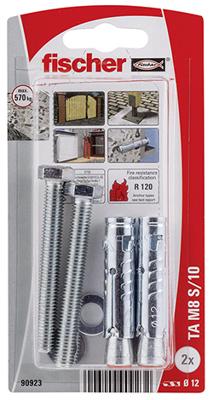 Fischer 90923 schroefanker & muurplug 2 stuk(s) Wiganker 56 mm