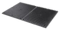Kerbl Borstelmat voor Paard, Kalf, Geit Zwart 60 x 40 cm