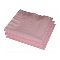 60x Licht roze kleuren thema servetten 33 x 33 cm - thumbnail