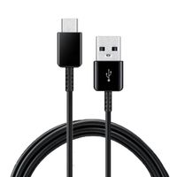 Bulkverpakking - voor Samsung Originele USB-C kabel 1M Zwart - thumbnail