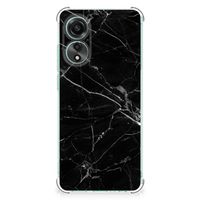 OPPO A78 4G Anti-Shock Hoesje Marmer Zwart - Origineel Cadeau Vader