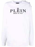 Philipp Plein sweat à logo imprimé - Blanc