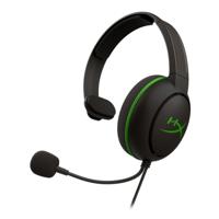 HyperX CloudX Chat Headset Hoofdband Zwart, Groen