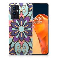 OnePlus 9 TPU Case Purple Flower - thumbnail