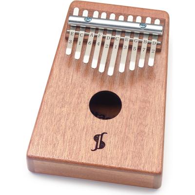 Stagg 10 Keys Professional Kalimba Mahogany Natural met hoesje