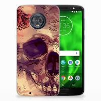 Silicone Back Case Motorola Moto G6 Skullhead