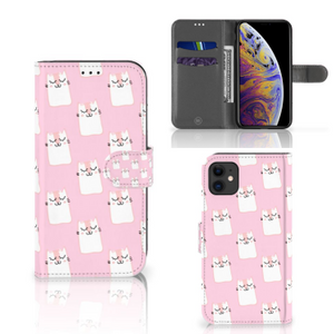 Apple iPhone 11 Telefoonhoesje met Pasjes Sleeping Cats