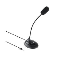 TQMM-213 Microfoon TQMM-213, 3,5 mm, zwart, multimedia, flexibel