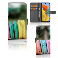 Samsung Galaxy M14 Book Cover Macarons