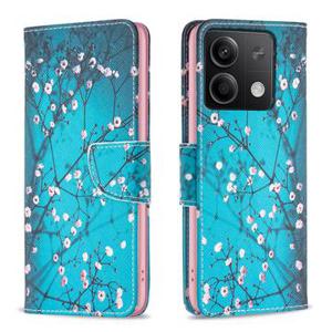 Xiaomi Redmi Note 13 4G Wonder Series Portemonnee Hoesje - Witte Bloemen