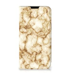 Apple iPhone 14 Plus Standcase Marmer Goud