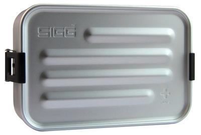 Sigg broodtrommel plus S aluminium zilver 17 x 12 x 6 cm Sigg broodtrommel plus S aluminium zilver 17 x 12 x 6 cm