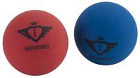 Angel Sports High Bounce ballen 6 cm blauw/rood 2 stuks