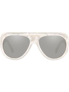 Alain Mikli lunettes de soleil Marmion - Blanc