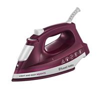 Russell Hobbs Light & Easy Brights Mulberry Strijkijzer, Verschillende Temperatuur-instellingen, Keramische Strijkzool, Waterspray-functie, Stoomstoot, 2 Meter Snoer, Vulbeker, 2400 Watt, 24820-56