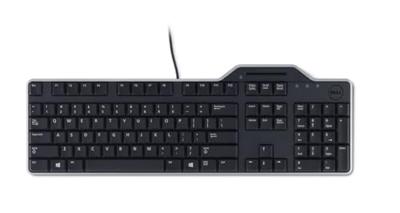 Dell Norwegian QWERTY KB-813 Smartc Reader USB Keyboard Black, KB813-BK-NORW