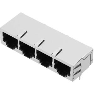 encitech RJJS-88-442-E9H-002 RJ45-connector 3259-0010-06 Bus, inbouw horizontaal Aantal polen 8P8C Metaal 1 stuk(s)