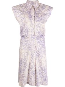 REMAIN robe-chemise Marika imprimée - Violet