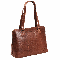 Chesterfield Leren Schoudertas Resa Cognac