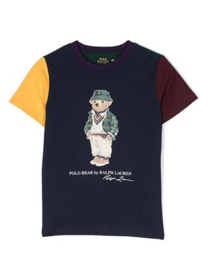 Ralph Lauren Kids Katoenen T-shirt - Blauw