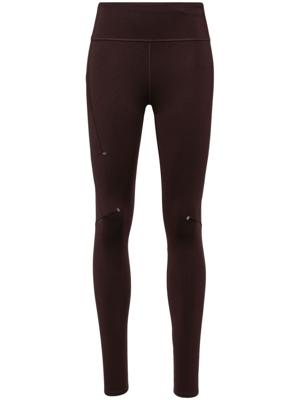 On Running Legging met logoprint - Bruin