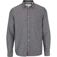 Kronstadt Heren Overhemd Johan Grijs Flanel Regular Fit