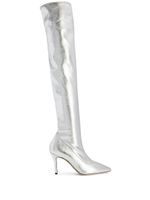 Giuseppe Zanotti cuissardes Felicity 90 mm - Argent