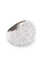 Swarovski bague Luna sertie de cristaux - Argent