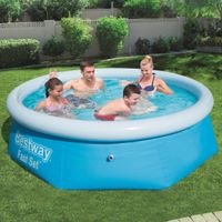 Bestway Fast Set Zwembad opblaasbaar rond 244x66 cm - thumbnail