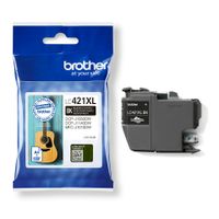 Brother LC-421XLBK inktcartridge 1 stuk(s) Origineel Hoog (XL) rendement Zwart - thumbnail