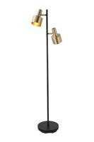 Artdelight Vloerlamp Twinkle zwart met goud VL TWINKLE ZW-MG