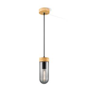 Home sweet home hanglamp Capri klein - hout/glas